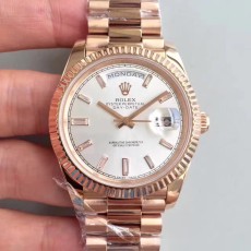 EW공장 롤렉스 데이데이트2 로즈골드 실버 다이얼 Rolex Day-Date II RG Silver Dial