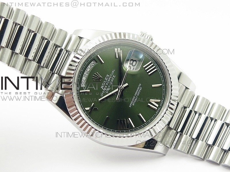 BP공장 롤렉스 데이데이트2 그린 다이얼 Rolex Day-Date II SS/Green Dial