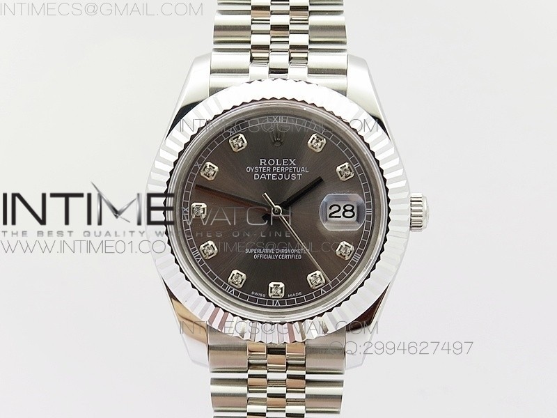 BP공장 V2 롤렉스 데이저스트2 스틸 그레이다이얼 다이아인덱스 Rolex DateJust2 SS&Gray Dial Diamond Index 신형브레스렛