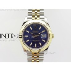 BP공장 V2 롤렉스 데이저스트2 콤비 블루다이얼 바인덱스 Rolex DateJust2 SS&YG Blue Dial Bar Index 신형브레스렛