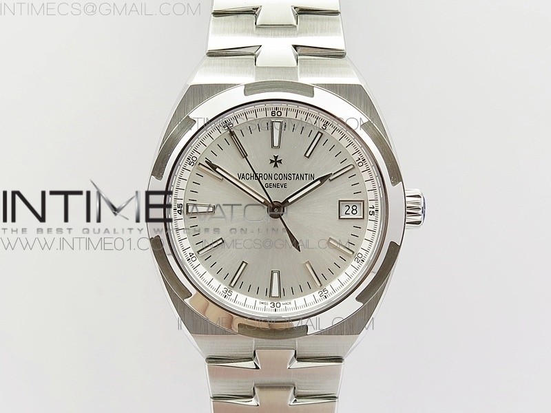 BP공장 바쉐론콘스탄틴 오버시즈 스틸 OVERSEAS AUTOMATIC  SS WHITE DIAL ON RG BRACELET A5100