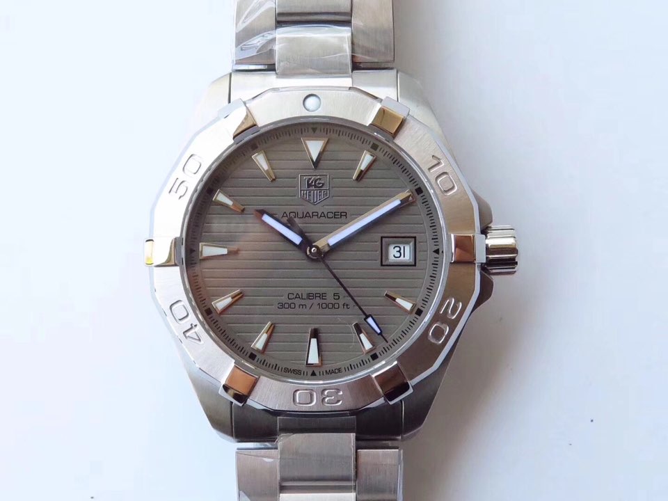 창롱 태그호이어 아쿠아레이서300 V2 스틸 그레이판 브레이슬릿 Tagheuer Aquaracer300 V2 SS Gray Dial Bracelet