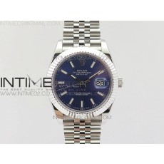 BP 롤렉스 데이저스트 41 스틸 블루다이얼 바인덱스 V2 DATEJUST II 41MM BLUE DIAL SUPERLUMED SMALL STICKS MAKERS ON NEW VERSION JUBILEE BRACELET