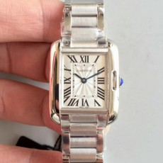 GS공장 까르띠에 탱크 앙글레즈30 스틸 브레이슬릿Tank Anglaise Ladies W5310022 SS White Dial on SS Bracelet Swiss Quartz