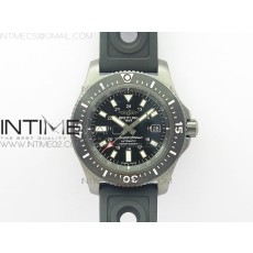 GF 브라이틀링 슈퍼오션 M17393 DLC블랙 블랙다이얼 러버스트랩 SUPEROCEAN M17393 DLC BLACK DIAL ON BLACK RUBBER STRAP A2824