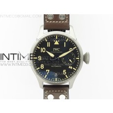 ZF공장 IWC 빅파일럿 IW501004 TI 스틸 블랙빈티지다이얼 파일럿가죽스트랩 BIG PILOT IW501004 TI  BLACK DIAL ON BROWN LEATHER STRAP A52110