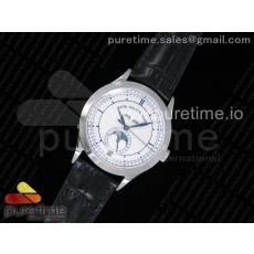 KM공장 파텍필립 컴플리케이션 5396G 빈티지화이트다이얼 블랙가죽스트랩 Complications 5396G Vintage White Dial on Black Leather Strap A324