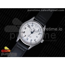 V7공장 IWC 파일럿 마크18 스틸 화이트다이얼 가죽스트랩 Mark XVIII IW327002 V7F 1:1 Best Edition White Dial on Black Leather Strap