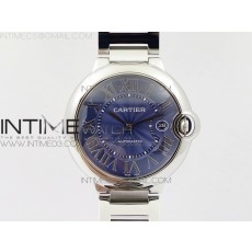 AF공장 까르띠에 발롱블루 42MM 스틸 블루다이얼 BALLON BLEU 42MM SS BLUE TEXTURE DIAL ON SS BRACELET A2824