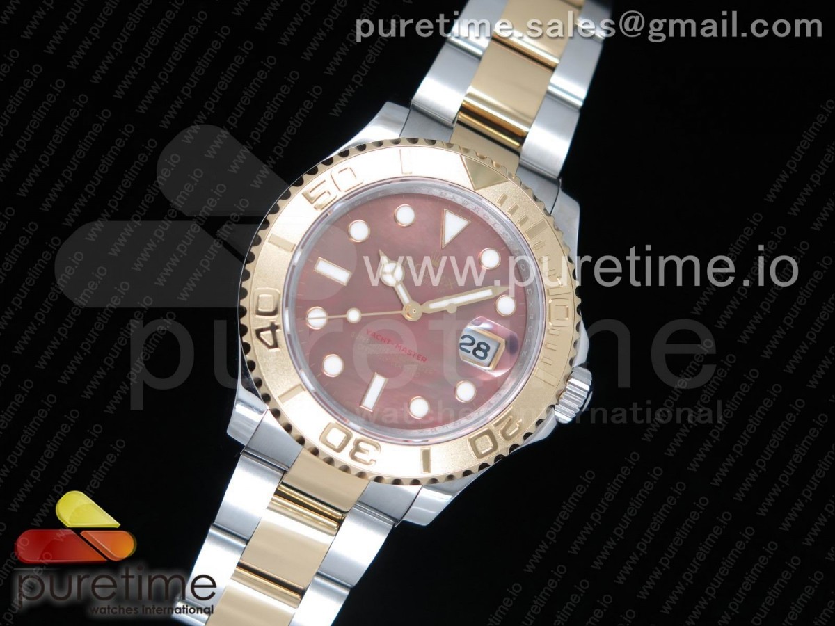 GM공장 롤렉스 요트마스터1 옐로우골드콤비 브라운다이얼 브레이슬릿 Yacht-Master 116623 YG Wrapped Brown Dial on SS/YG Bracelet SA3135