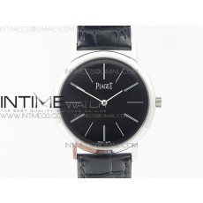 BBR공장 피아제 알티플라노 스틸 블랙다이얼 가죽스트랩 ALTIPLANO SS BLACK DIAL ON BLACK LEATHER STRAP A430P