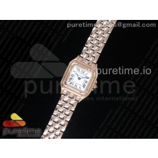 K11공장 까르띠에 팬더 레이디즈 22 로즈골드금장 화이트다이얼 브레이슬릿 Panthère Secrete Ladies 22mm RG White Dial on RG Bracelet Ronda Quartz