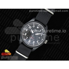 M+F공장 IWC 탑건 세라믹 블랙다이얼 블랙나일론스트랩 Top Gun IW326901 Ceramic Black Dial on Black Nylon Strap A2892