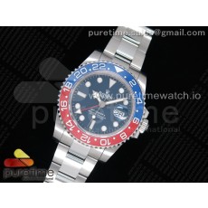 GM공장 롤렉스 GMT마스터2 블루앤레드 블루다이얼 브레이슬릿 GMT Master II 116719 BLRO Real Ceramic 904L SS Blue Dial on Bracelet A3186 (Correct Hand Stack)