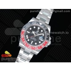 GM공장 롤렉스 GMT마스터2 블랙앤레드 블랙다이얼 브레이슬릿 GMT Master II 116719 Black/Red Real Ceramic 904L SS Black Dial on Bracelet A3186 (Correct Hand Stack)