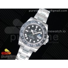 GM공장 롤렉스 GMT마스터2 블랙다이얼 브레이슬릿 GMT Master II 116710 LN Real Ceramic 904L SS Black Dial on Bracelet A3186 (Correct Hand Stack)