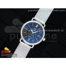 FK공장 IWC 포르토피노 스틸 블랙다이얼 메쉬스트랩 Portofino Automatic SS Black Dial on SS Mesh Bracelet A2892