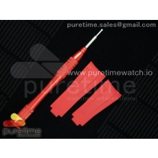 RB공장 롤렉스 서브마리너용 러레드 러비비 Rubber B Red Vulcanized Rubber Strap for Rolex Submariner (Free Screwdriver)