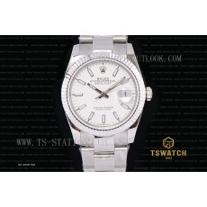 BP공장 데이저스트 36MM 화이트다이얼 브레이슬릿 Datejust 36mm BP High Grade White Dial SS Bracelet A2813