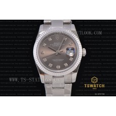 BP공장 데이저스트 36MM 그레이다이얼 브레이슬릿 Datejust 36mm BP High Grade Gray Dial SS Bracelet A2813