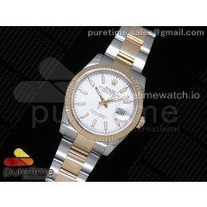 GM공장 롤렉스 데이저스트 36 옐로우골드콤비 포금 화이트다이얼 브레이슬릿 DateJust 36 SS/YG Wrapped 116233 White Dial Stick Markers on SS/YG Wrapped Oyster Bracelet A2836