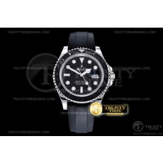 BP공장 롤렉스 요트마스터 실버 블랙다이얼 러버스트랩 3235 YachtMaster 226659 42mm SS/RU Black BP Asia 3235