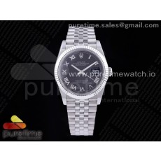 GM공장 롤렉스 데이저스트 36 블랙다이얼 브레이슬릿3235 DateJust 36 SS 126234 904L Steel Black Dial Roman Markers on Jubilee Bracelet SA3235