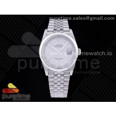 GM공장 롤렉스 데이저스트 36 화이트다이얼 브레이슬릿3235 DateJust 36 SS 126234 904L Steel White Dial Roman Markers on Jubilee Bracelet SA3235