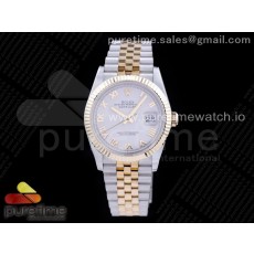 GM공장 롤렉스 데이저스트 36 옐로우골드콤비 포금 화이트다이얼 브레이슬릿 DateJust 36 SS/YG 126233 GMF Gold Wrapped 904L Steel White Dial Roman Markers on Jubilee Bracelet SA3235