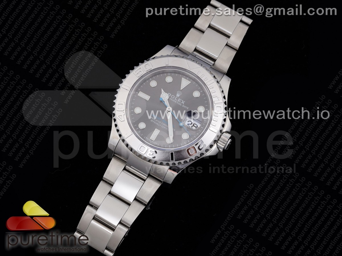 D1공장 롤렉스 요트마스터 그레이다이얼 브레이슬릿 Yacht-Master 116622 D1F Gray Dial on SS Bracelet A2836