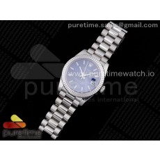 GM공장 롤렉스 데이저스트 31 블루다이얼 브레이슬릿 DateJust 31 Ladies 278289 GMF 316L Steel Blue Dial Stick Markers on President Syle Bracelet