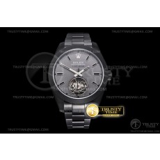 JB공장 밀가우스 PVD 라벨누아르 뚜르비용 그레이다이얼 브레이슬릿 Milgauss Label Noir 43mm PVD/PVD Grey JBF Tourb