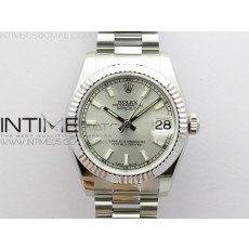 GS공장 롤렉스 데이저스트 31 실버다이얼 브레이슬릿 Datejust 31mm 178274 SS Silver Stick Markers Dial on SS President Bracelet SEIKO NH05A