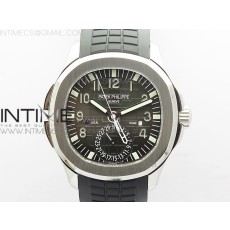 GR공장 V2 아쿠아넛 그레이다이얼 브라운러버스트랩 Aquanaut 5164A SS Brown Dial on Black Rubber Strap A324 V2