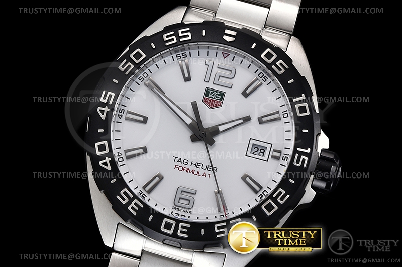 XT공장 포뮬러1 화이트다이얼 쿼츠 Tag Heuer Formula 1 SS/SS White XTF Swiss Qtz