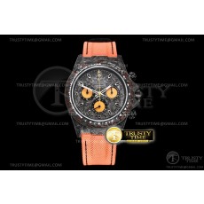 OM공장 데이토나 포지드카본 나일론스트랩 Daytona DIW Carbon Orange FC/NY Carbon OMF A7750