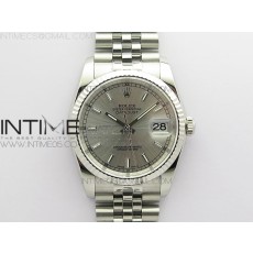 DJ공장 롤렉스 데이저스트 36 실버다이얼 2824 Datejust 36mm 116234 904L SS DJF 1:1 Best Edition Silver Dial Sticks Markers On SS Jubilee Bracelet A2824