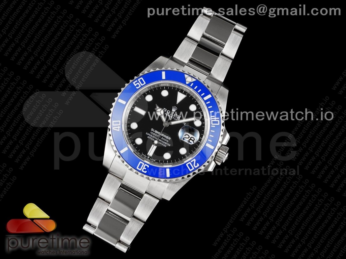 EW공장 롤렉스 서브마리너 41 블루 쿠키몬스터 Submariner 41mm 126619 LB Blue Ceramic EWF Black Dial on SS Bracelet A3235