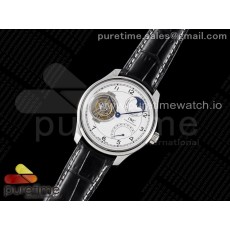 BBR공장 포르투기저 뚜르비용 화이트다이얼 가죽스트랩 Portugieser Constant-Force Tourbillon Edition “150 Years” SS BBR Best Edition White Dial