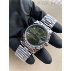 BP공장 롤렉스 데이데이트 40MM 그린다이얼 프레지던트브레이슬릿 2813