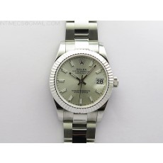 BP공장 롤렉스 데이저스트 31 실버다이얼 2813무브 21600진동 Datejust 31mm 278273 SS BP Best Edition Silver Stick Markers Dial on Oyster Bracelet