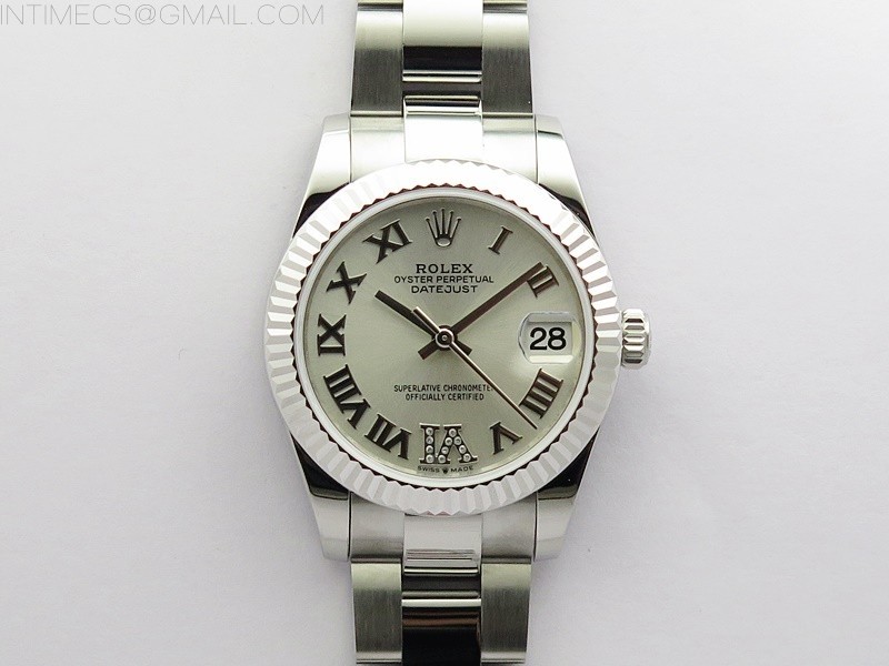 BP공장 롤렉스 데이저스트 31 실버다이얼 2813무브 21600진동 Datejust 31mm 278273 SS BP Best Edition Silver Roman Markers Dial on Oyster Bracelet