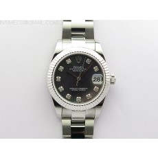 BP공장 롤렉스 데이저스트 31 자개다이얼 2813무브 21600진동 Datejust 31mm 278273 SS BP Best Edition Black MOP Crystal Markers Dial on Oyster Bracelet