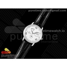 OX공장 패트리모니 파워리저브 화이트다이얼 가죽스트랩 Patrimony Power Reserve SS OXF Best Edition White Dial on Black Leather Strap A23J