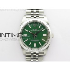 BP공장 롤렉스 오이스터퍼페츄얼 41미리 그린다이얼 2813 Oyster Perpetual 41mm 124300 BP Best Edition Green Dial on SS Jubilee Bracelet