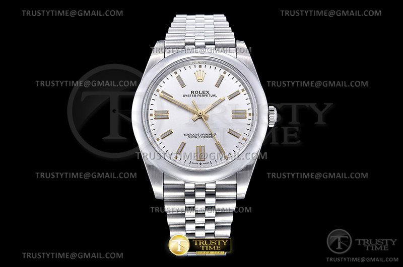 GM공장 롤렉스 오이스터퍼페츄얼 41 스틸 실버다이얼 바인덱스 쥬빌레브레이슬릿 VR3230 GMF Rolex Oyster Perpetual 41 Silver Dial Jubilee Braelet