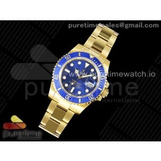 VS공장 롤렉스 서브마리너 40 청금 3135 Submariner 116618 LB Blue Ceramic YG Plated 904L Steel VSF 1:1 Best Edition VS3135