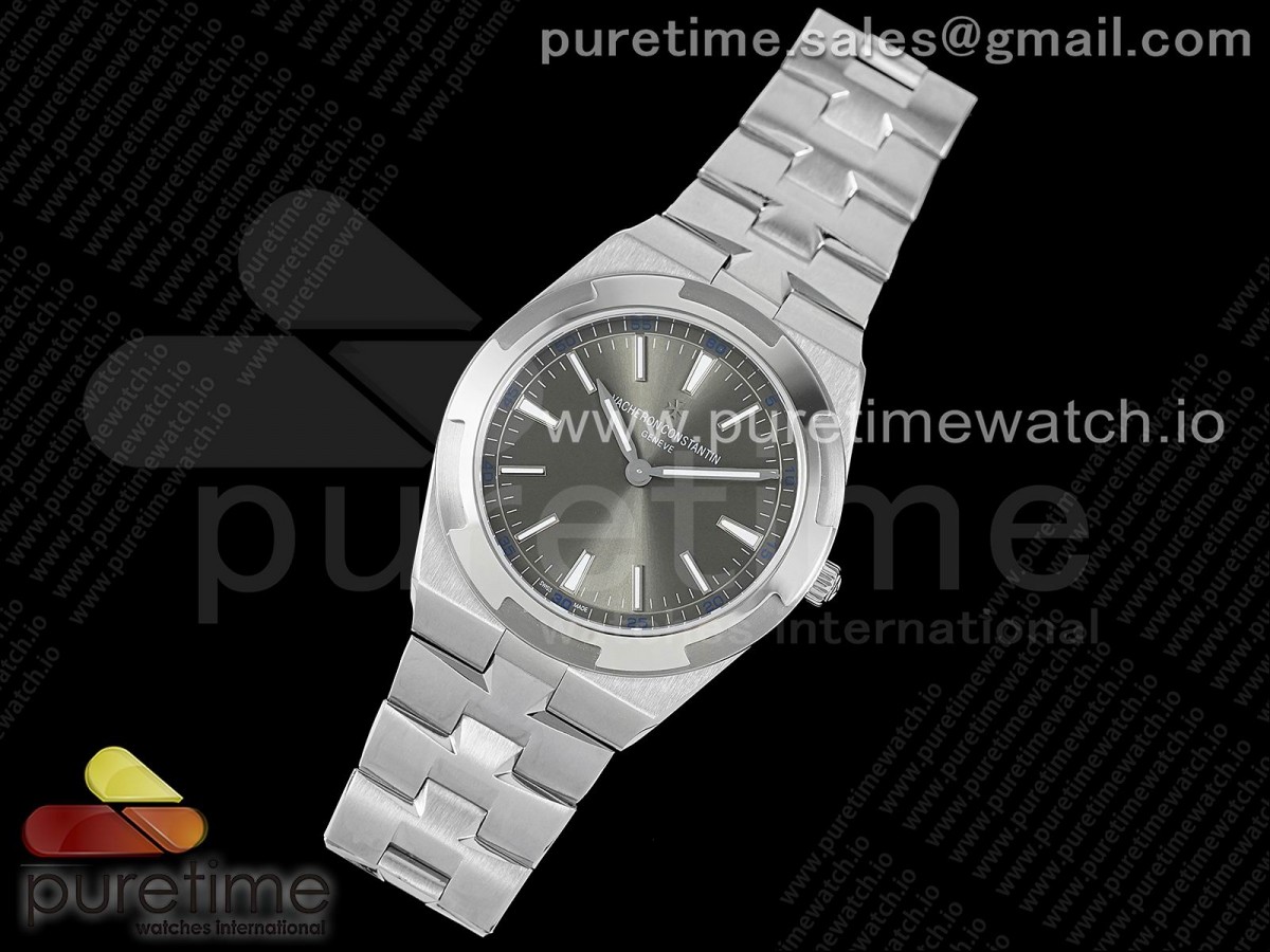 V8F공장 오버시즈 그레이다이얼 Overseas Ultra-Thin 2000V V8F Best Edition Gray Dial on SS Bracelet A1120