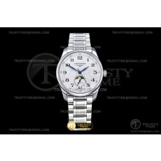 YL공장 론진 마스터컬렉션 문페이즈 스틸 화이트다이얼 브레이슬릿 Longines Master Moonphase SS/SS Wht/Num YLF A899