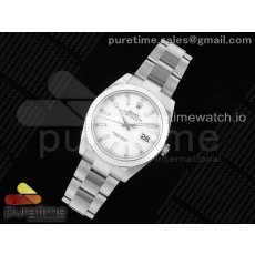 WF공장 롤렉스 데이저스트 41 스틸 화이트다이얼 플루티드베젤 오이스터브레이슬릿 DateJust 41 126334 WF 1:1 Best Edition 904L Steel White Stick Dial on Oyster Bracelet VR3235